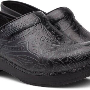 Dansko - Black Tooled Floral